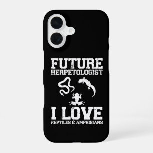 Future Herpetologist Herpetology Lover Amphibians iPhone 16 Case