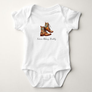 Future Hiking Buddy Boots Baby Bodysuit