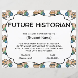 Future Historian Student Recognition Award