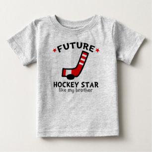 Future Hockey Star like my Brother Baby T-Shirt