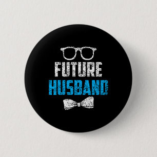 Future Husband Bachelor Party Wedding Groom Saying 6 Cm Round Badge