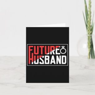 Future Husband Bachelor Wedding Groom Sayings Part Card