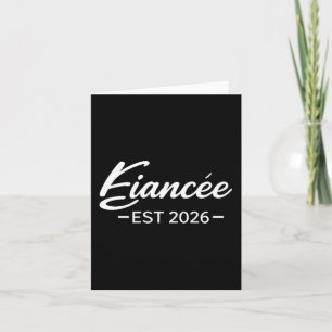 Future Husbande 2026 Engaged Future Wife Wedding Card