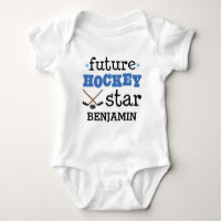 Future Ice Hockey Star Personalised Kids T-shirt