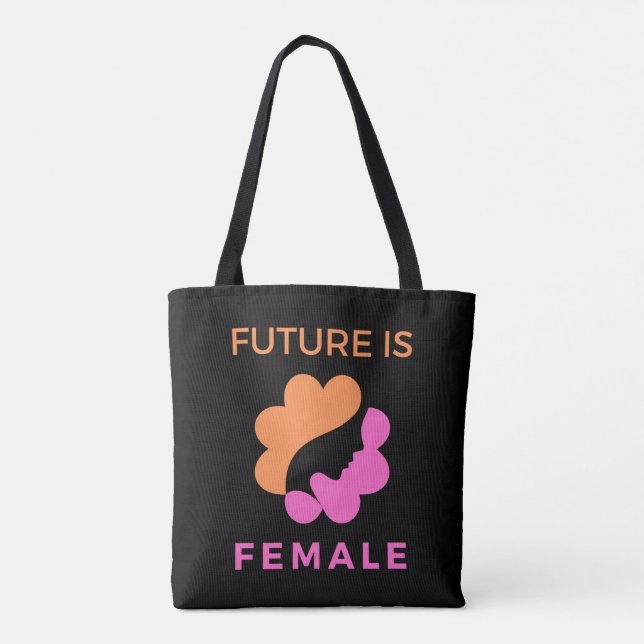 Future Is Female Feminist Tote Bag (Back)