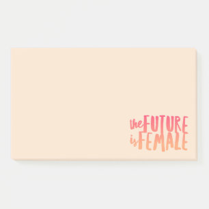 Future is Female Post-It Notes