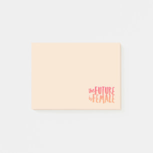 Future is Female Post-It Notes