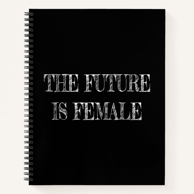 Future is Female Vintage Notebook (Front)
