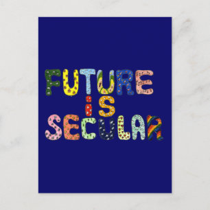 FUTURE IS SECULAR POSTCARD