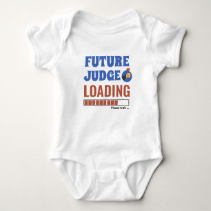 Future Judge Loading Funny Personalised Unisex Baby Bodysuit