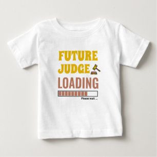 Future Judge Loading Trendy Personalised Unisex Baby T-Shirt