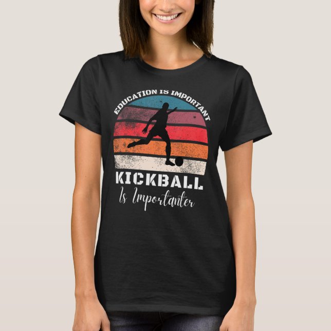Future Kickball  And Players Mum Dad Kickballer Co T-Shirt (Front)