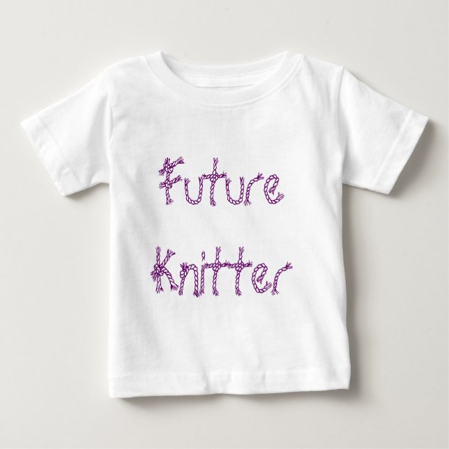 Future Knitter Baby T-Shirt (Front)