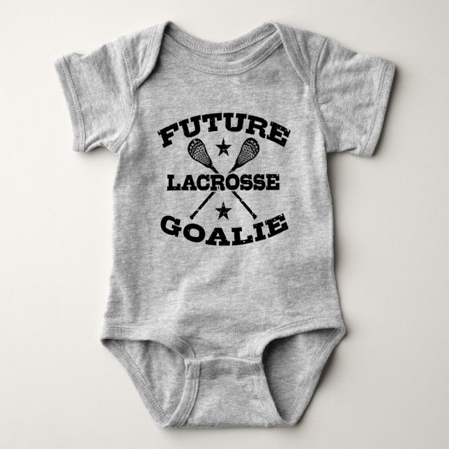 Future Lacrosse Goalie Baby Bodysuit (Front)