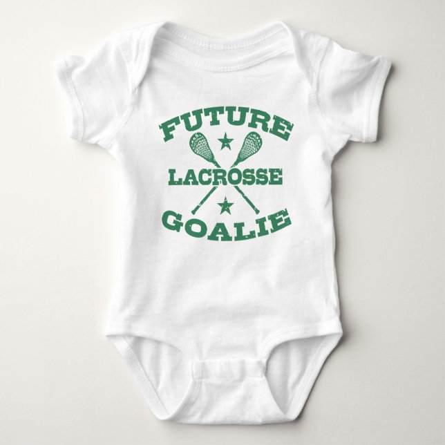 Future Lacrosse Goalie Baby Bodysuit (Front)