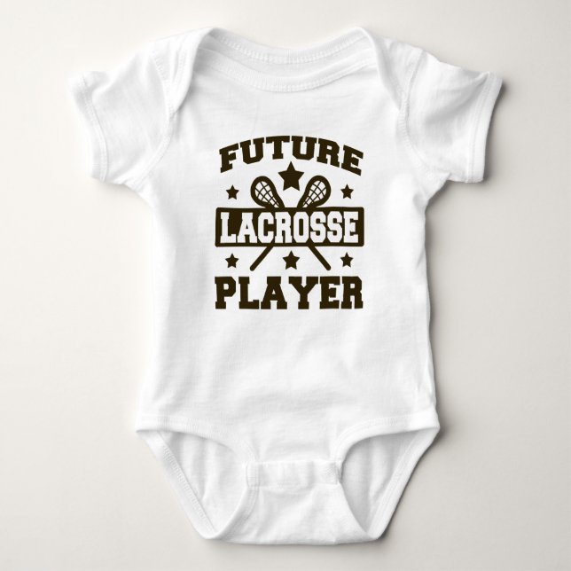 FUTURE LACROSSE PLAYER BABY BODYSUIT (Front)