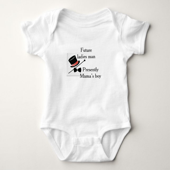 “Future Ladies Man” Baby T-Shirt Bodysuit (Front)