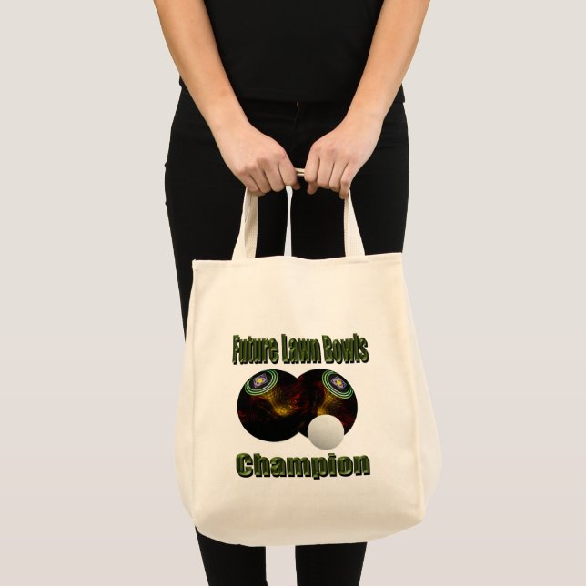 Future Lawn Bowls Champion, Tote Bag (Front (Product))