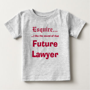 Future Lawyer Baby T-Shirt