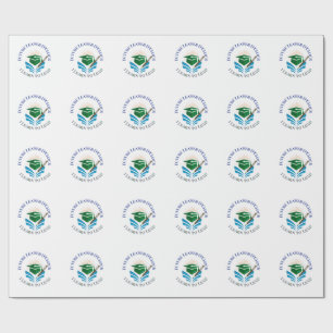 Future Leader O'Clock – Learn to Lead   Motivation Wrapping Paper