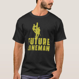 Future Lineman Designs For Kids Men Women Electric T-Shirt