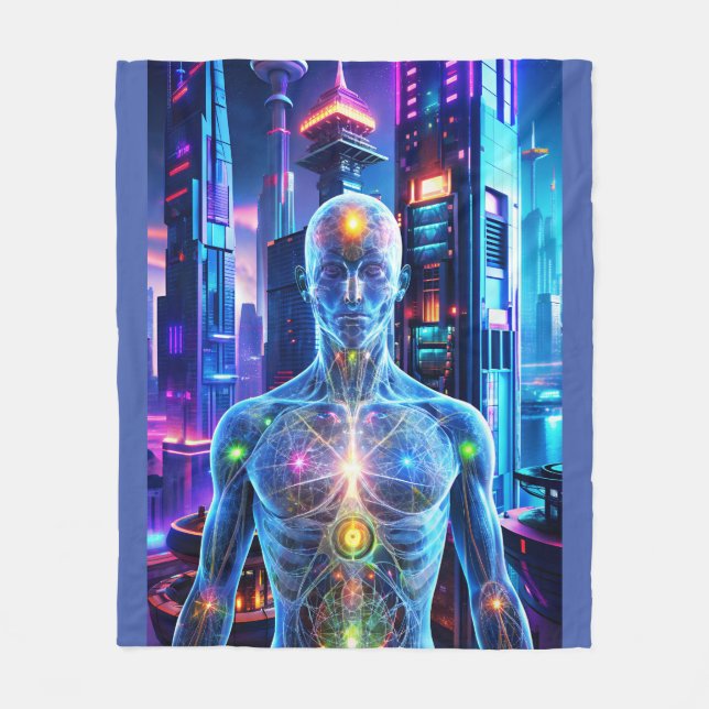 Future Man Fleece Blanket (Front)