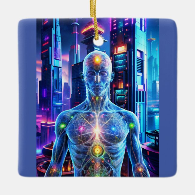 Future Man Ornament (Front)