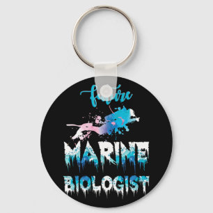 Future Marine Biologist Ocean Student Biology Gift Key Ring