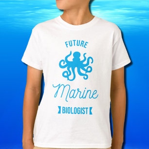 Future Marine biologist - Octopus  - white  T-Shirt
