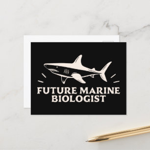 Future marine biologist postcard