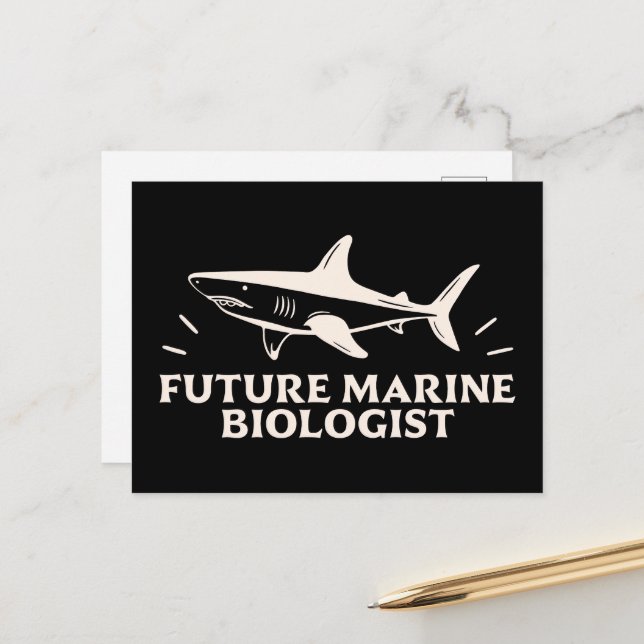 Future marine biologist postcard (Front/Back In Situ)