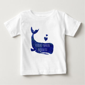 Future Marine Biologist Whale Toddler Girls Shirt