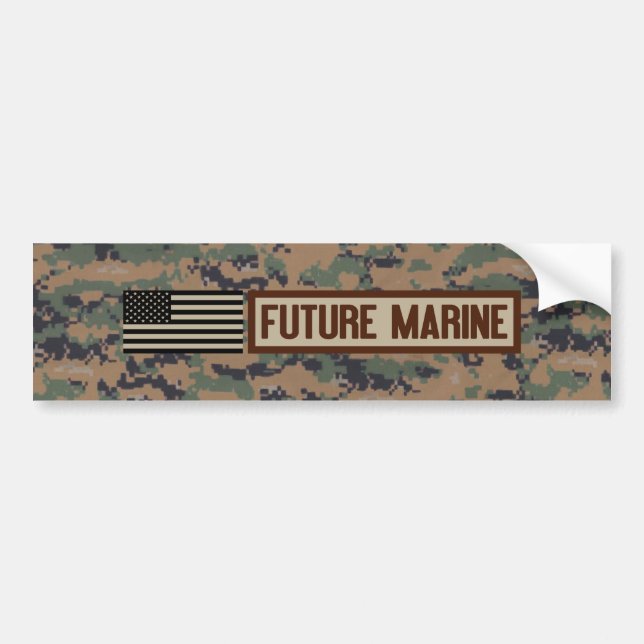 Future Marine Bumper Sticker (Front)