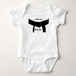 Future Martial Arts Black Belt Baby Bodysuit
