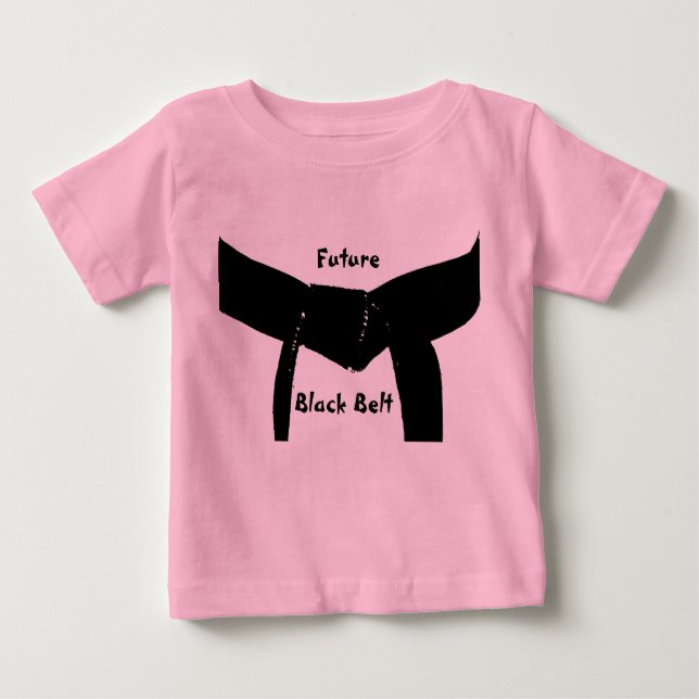 Future Martial Arts Black Belt Baby T-Shirt (Front)