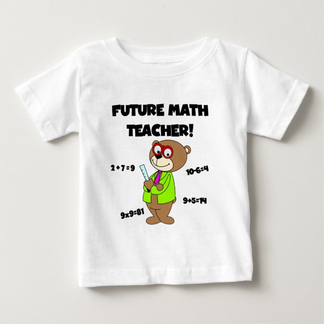 Future Math Teacher Tshirts and Gifts (Front)