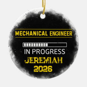 Future Mechanical Engineer Ceramic Ornament