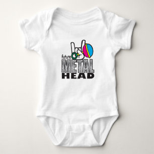 Future metalhead baby bodysuit