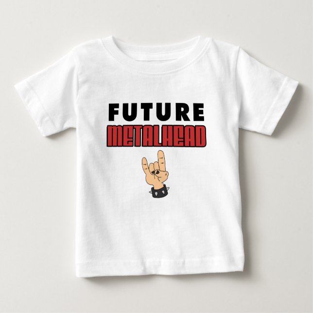 Future Metalhead Baby T-Shirt (Front)