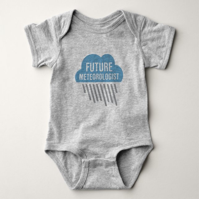 Future Meteorologist Baby Bodysuit (Front)
