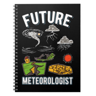 Future Meteorologist Boys Girls Weather Watcher Notebook