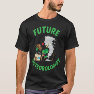 Future Meteorologist Kid Cute Weather Forecast Met T-Shirt