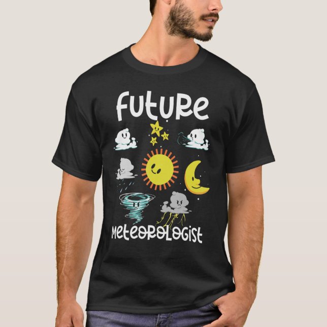 Future Meteorologist Storm Chaser for Future Forec T-Shirt (Front)