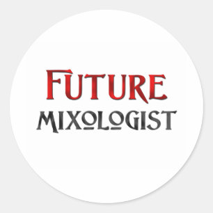 Future Mixologist Classic Round Sticker
