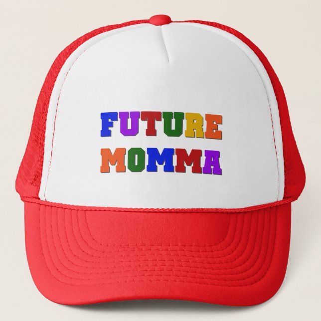 Future Momma Tshirts and Gifts Trucker Hat (Front)
