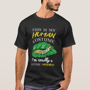 Future Monarch Butterfly Caterpillar Costume Cute T-Shirt