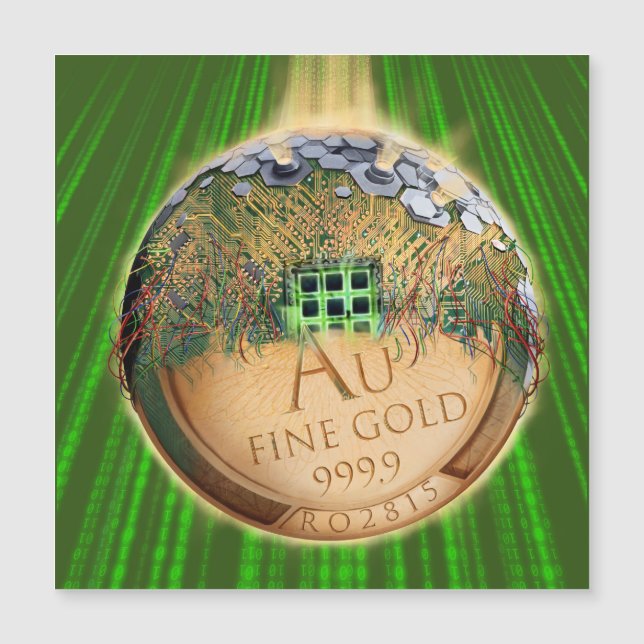 Future Money - Cryptocurrency, digital money (Front)