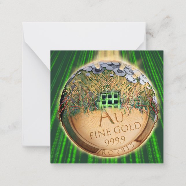 Future Money - Cryptocurrency, digital money Card (Front)