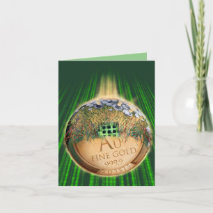 Future Money - Cryptocurrency, digital money Note Card