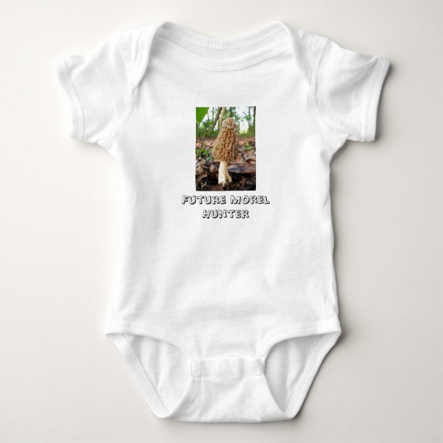 Future Morel Hunter Baby Bodysuit (Front)
